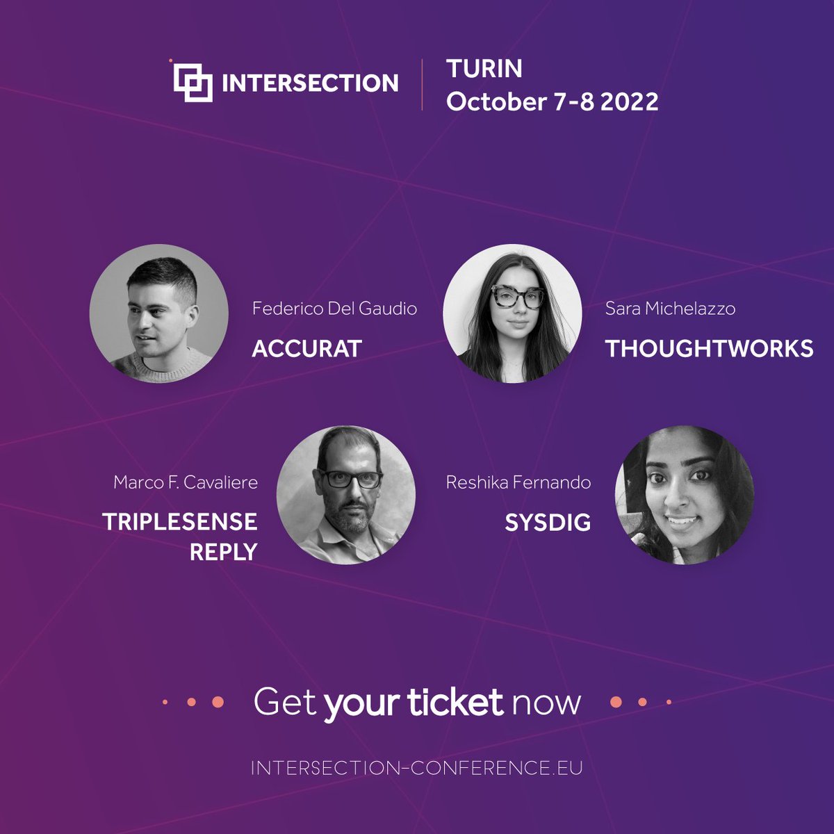 Intersection_eu's tweet photo. Do you know our rockstars? 🎸 the line up is online, hurry up and get your ticket now, we only have a few spots left! 🏃 #IntersectionConference 📆 7 & 8 October 📍 Turin
#FastEvolvingTimes #conference #design #development https://t.co/B2dHy0xJw4