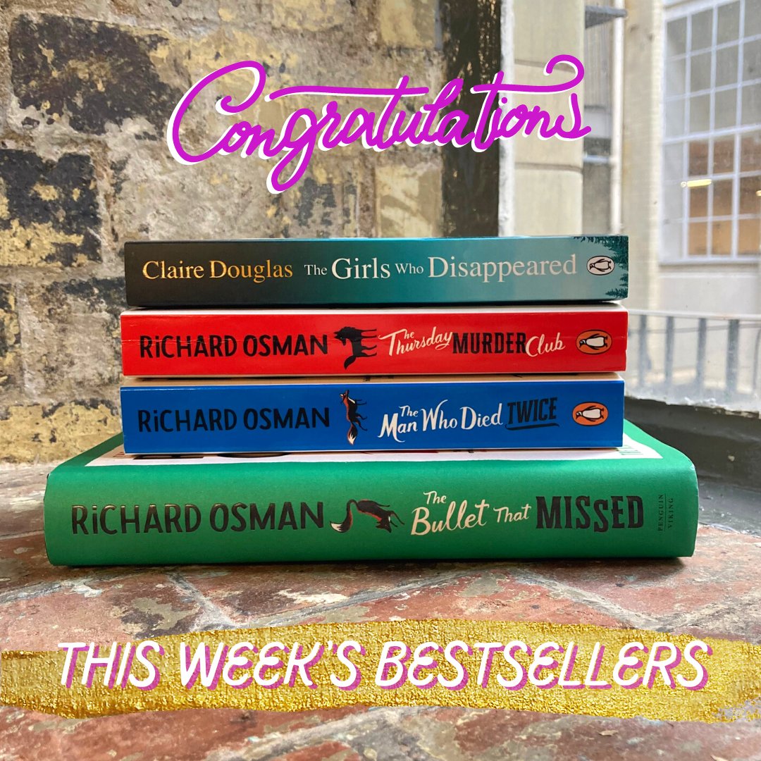 MushensEnt's tweet photo. It's another great week in the charts for #TeamMushens!
Congratulations @richardosman (who is double #1!!) and @Dougieclaire who has the #3 bestselling paperback this week🥳🥳 https://t.co/44p5ozaTS2