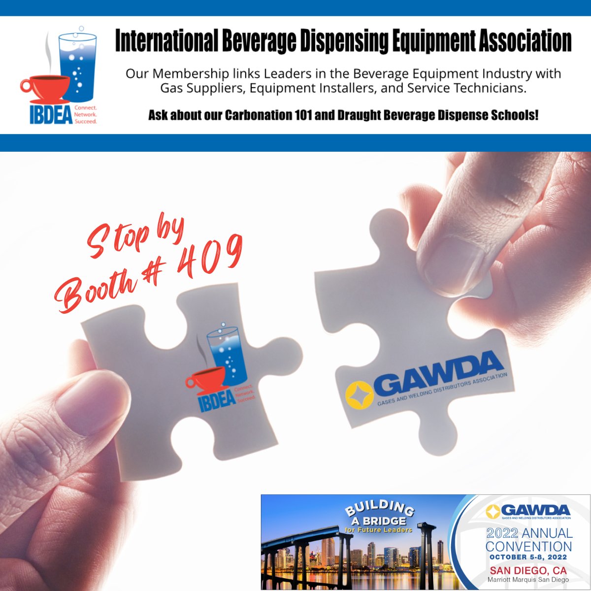 lenetteegan's tweet photo. I'm excited to help build new synergies between @GAWDAorg  and @the_ibdea  at the #GAWDAAC2022 this week. Looking forward to seeing old friends and meeting some new ones. On Friday, you'll find me in Booth #409, stop by and say hi!

#BevCarb #BeverageGas #Education #Networking https://t.co/KOj3PMPwSd