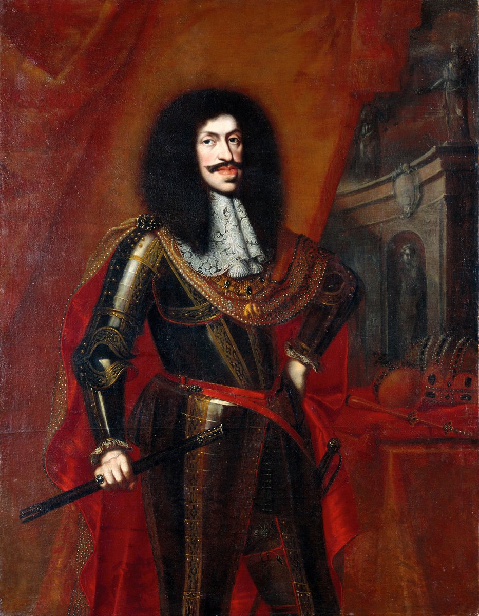 OldPortraiture's tweet photo. Baptized #OnThisDay in 1631: German painter #BenjaminBlock  (1631-90)

Portrait of Leopold I (1640-1705), Holy Roman Emperor, ca. 1672

#BenjaminvonBlock #Block #GermanBaroque https://t.co/PkNm9adJVy
