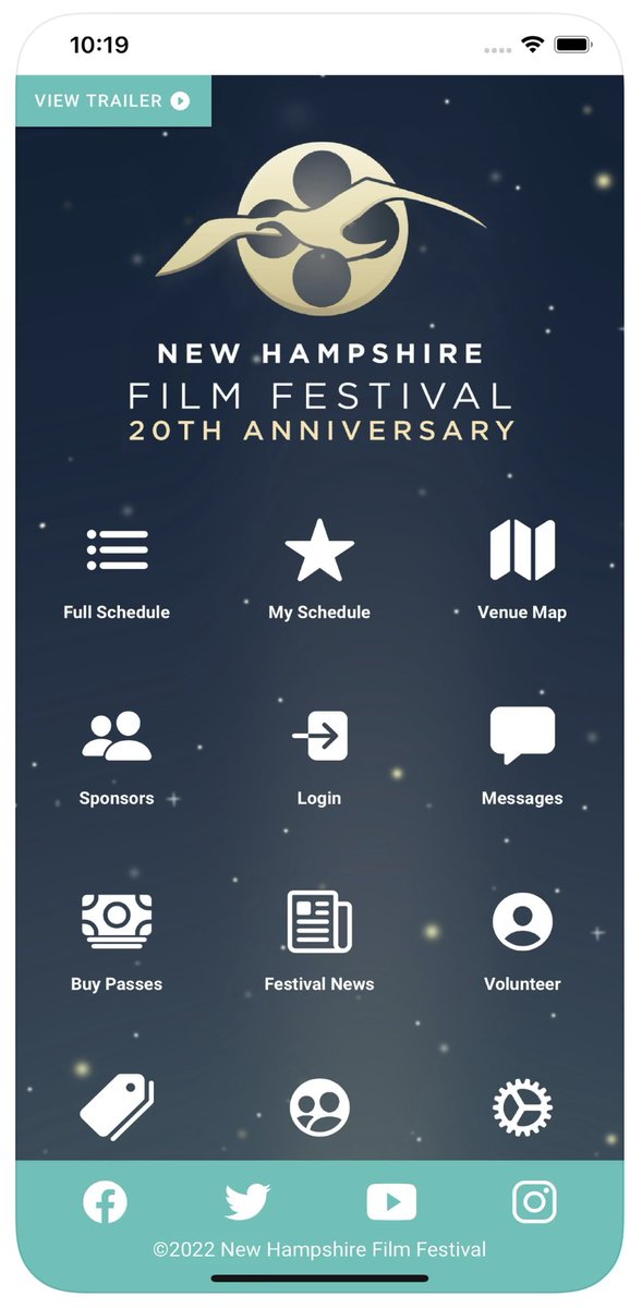 NHFF's tweet photo. The free #NHFF mobile app, created by @INHOUSEWW, is your official digital companion to the festival! Featuring the full schedule of films and events, the app gives you the ability to create your own personalized itinerary. Search “New Hampshire Film Festival” in your app store. https://t.co/8tOkfBBxOP