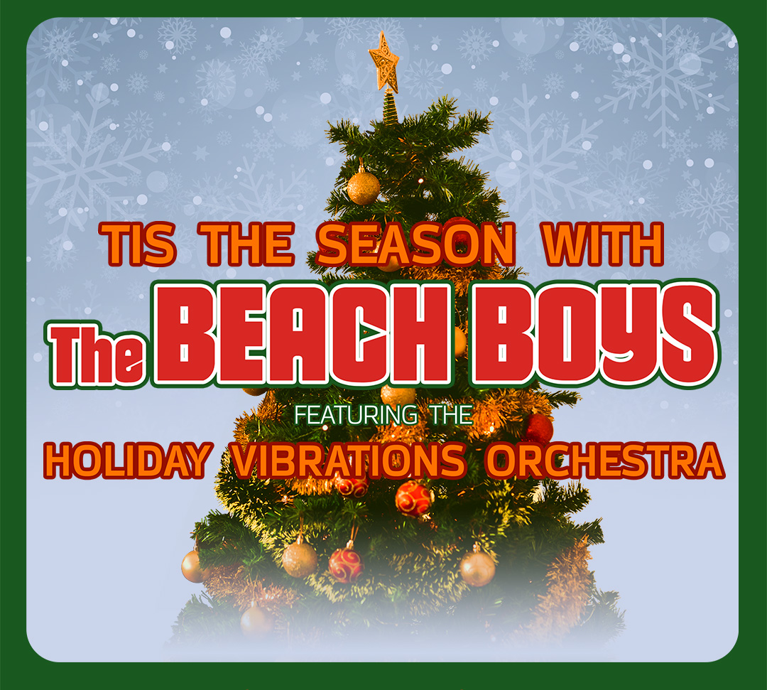 Tis the Season with The Beach Boys featuring The Holiday Vibrations Orchestra. At E.J. Thomas Hall on Saturday, December 10th! Ticket presale now open use code VIBES at checkout. ticketmaster.com/event/05005D37…