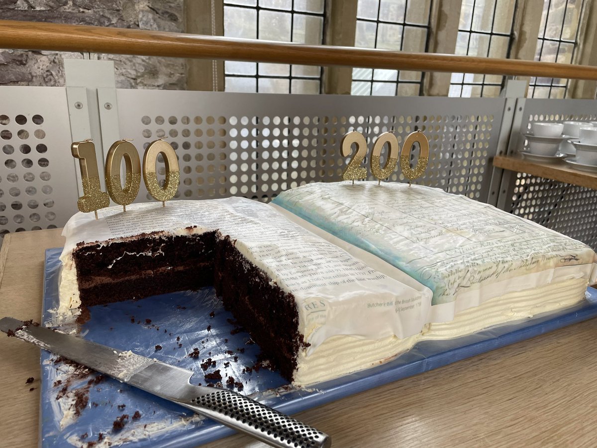 @UWTSDLib Treasures Book launch @StDavidsCath Is it cake? Yes it is!! 😋 #LibrariesWeek @UWTSD