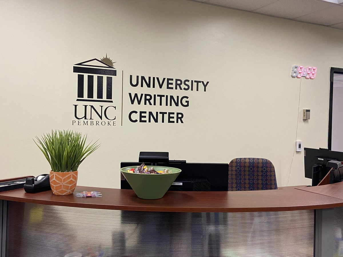 UNCP_WC's tweet image. uncp.edu/writing 
Schedule an appointment today! 
D.F. Lowry Room 308