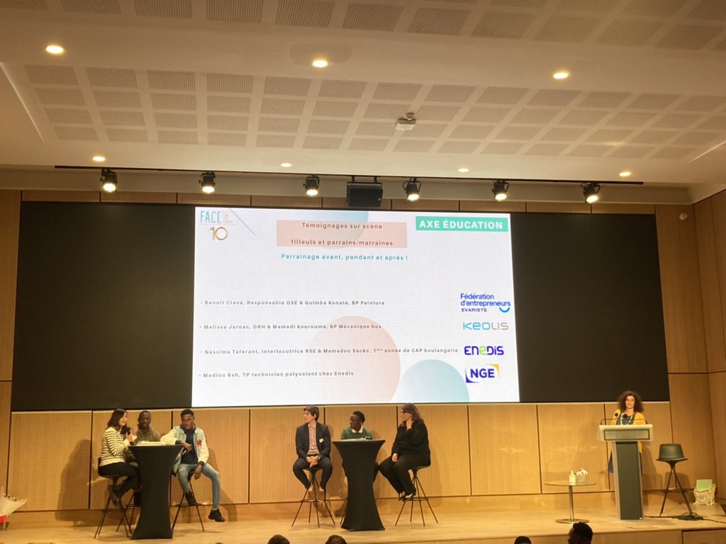 Heureux de célébrer les 10 ans de <a href="/FACEValdeMarne/">FACE Val de Marne</a> . Une décennie d’engagement au service de l’inclusion de toutes et tous en entreprise. Parrainages, accueil en stage, connaissance de l’entreprise et des métiers… Bravo pour toutes ces actions et bel anniversaire !