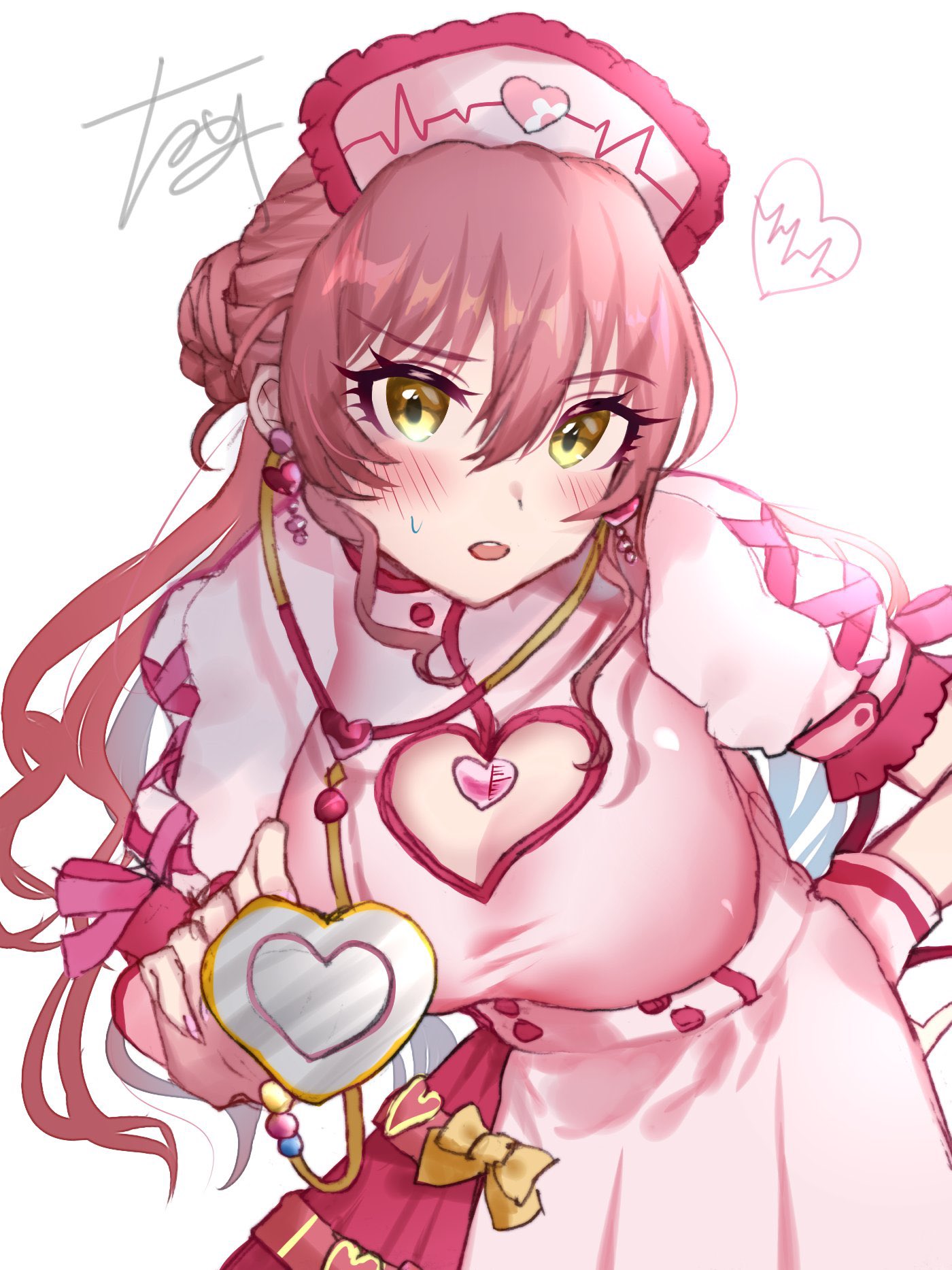 アイドルマスターシンデレラガールズ 城ヶ崎美嘉 ハロウィンラブ★ナース コスプレ ハロウィンラブ☆ナース] 城ヶ崎美嘉