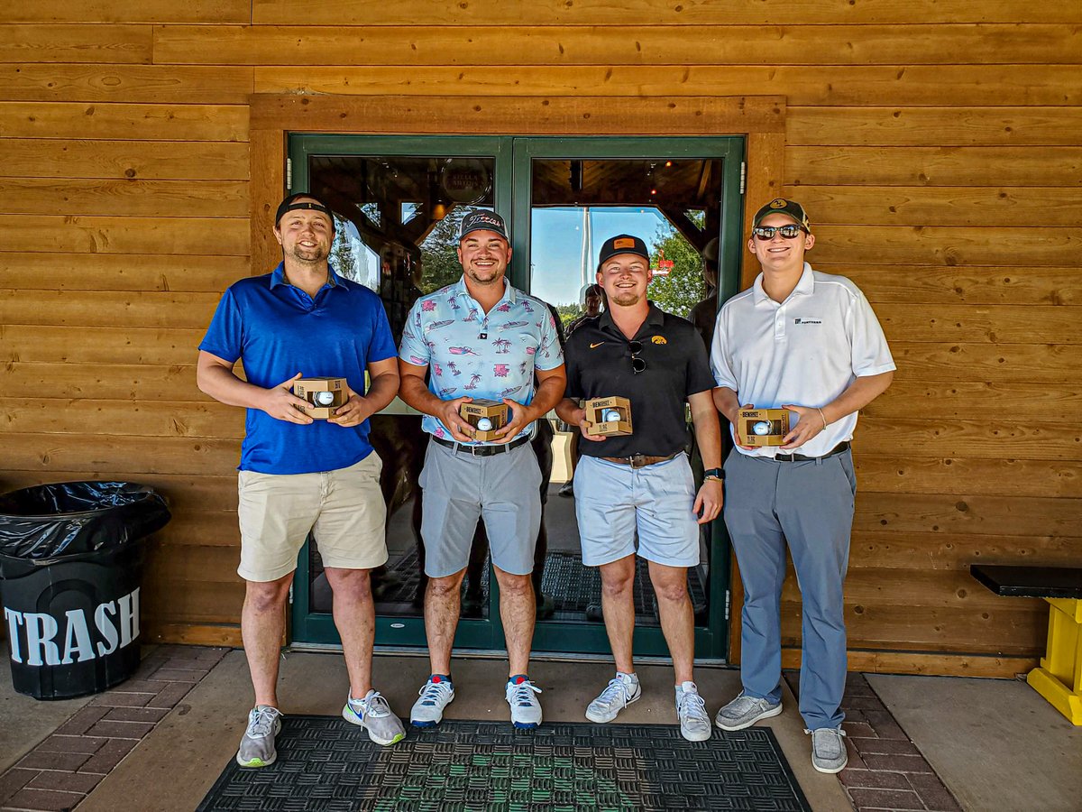 Star_Equipment's tweet photo. We held our Star Employee Golf Outing over the weekend at Oakland Acres Golf Club and couldn't have asked for better weather that made for a perfect day of golf! Congrats to Jake Larson, Jake Olesen, Leo Callison, Logan Callison for taking home the championship. https://t.co/ndJ0jPq9jW