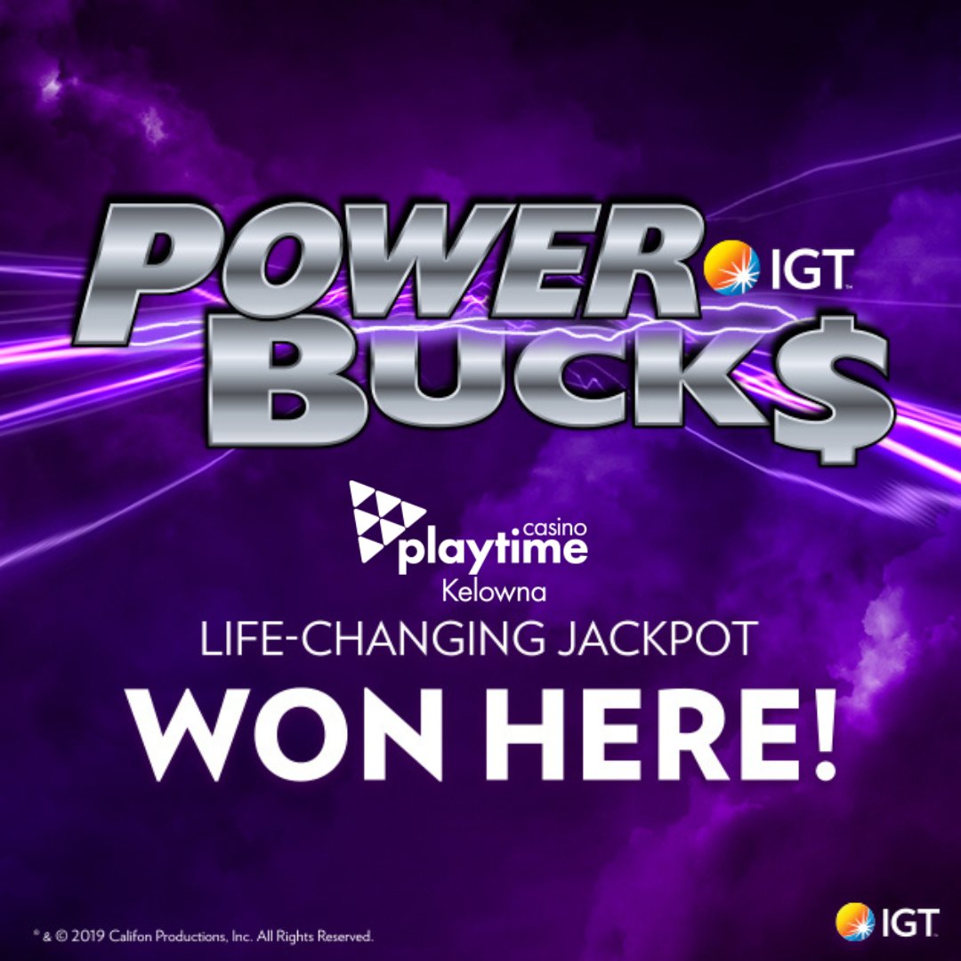 Congratulations to the winner of a $1,032,361.83 (CAD) jackpot at Playtime Casino Kelowna in Canada! The winner placed a $5.25 (CAD) bet playing Powerbucks&#174; Wheel of Fortune Cash Link Exotic Far East Video Slots. Help us congratulate the winner!