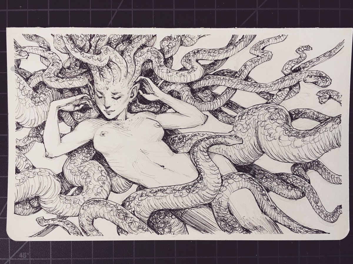 Draw me like one of your Greek monsters