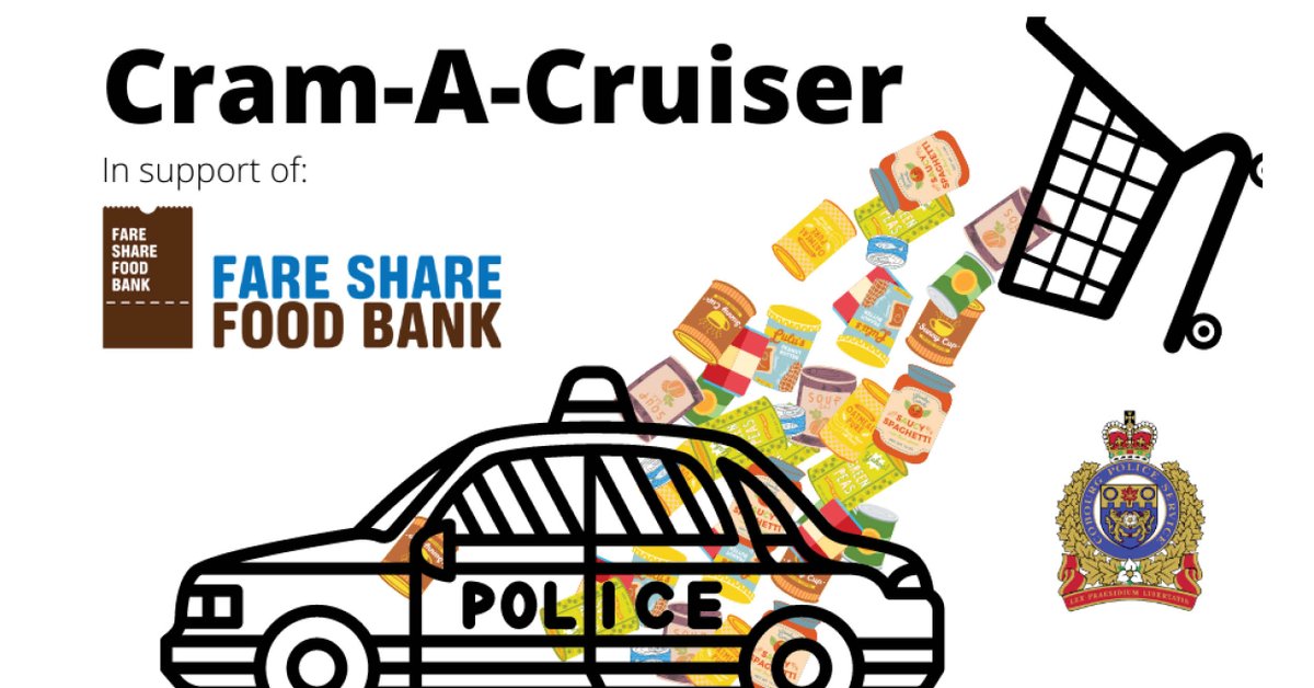 Cobourg Police (@cobourgpolice) on Twitter photo 🥫🥫🍗Cram-A-Cruiser this Saturday🍗🥫🥫
#cobourgpoliceservice is counting down to Turkey time which means Cram-A-Cruiser 'Thanksgiving edition' Stop by Foodland this Sat to make donate to support <a href="/FareShareFB/">Fare Share Food Bank</a> & help feed neighbours in <a href="/Nthld_County/">Northumberland County</a> Oct 8 10a–4p <a href="/TownofCobourg/">Town of Cobourg</a> 🥫🥫🍗Cram-A-Cruiser this Saturday🍗🥫🥫
#cobourgpoliceservice is counting down to Turkey time which means Cram-A-Cruiser 'Thanksgiving edition' Stop by Foodland this Sat to make donate to support <a href="/FareShareFB/">Fare Share Food Bank</a> & help feed neighbours in <a href="/Nthld_County/">Northumberland County</a> Oct 8 10a–4p <a href="/TownofCobourg/">Town of Cobourg</a>