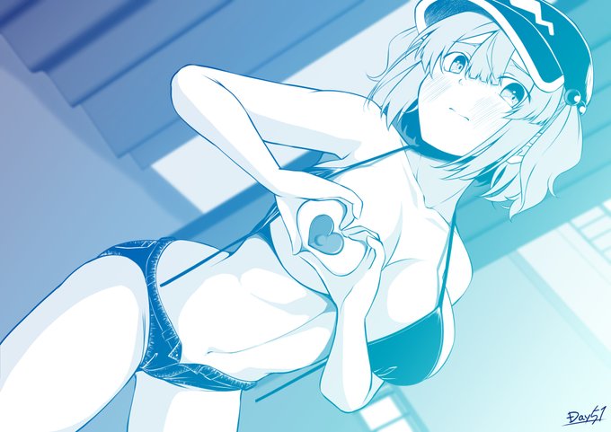 #100日チャレンジ #河城にとり
51日目のにとりさんです。萌え萌えきゅん。 