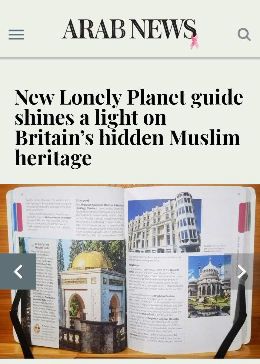 Tharik Hussain (@_tharikhussain) on Twitter photo 1/ “So often, writers like me are brought onto such projects to tick a box ... we’re often asked to just write about the same things covered by previous writers."
@Arabnews asked me why working on @lonelplanet's new Britain guidebook was so important. This thread explains🧵 1/ “So often, writers like me are brought onto such projects to tick a box ... we’re often asked to just write about the same things covered by previous writers."
@Arabnews asked me why working on @lonelplanet's new Britain guidebook was so important. This thread explains🧵