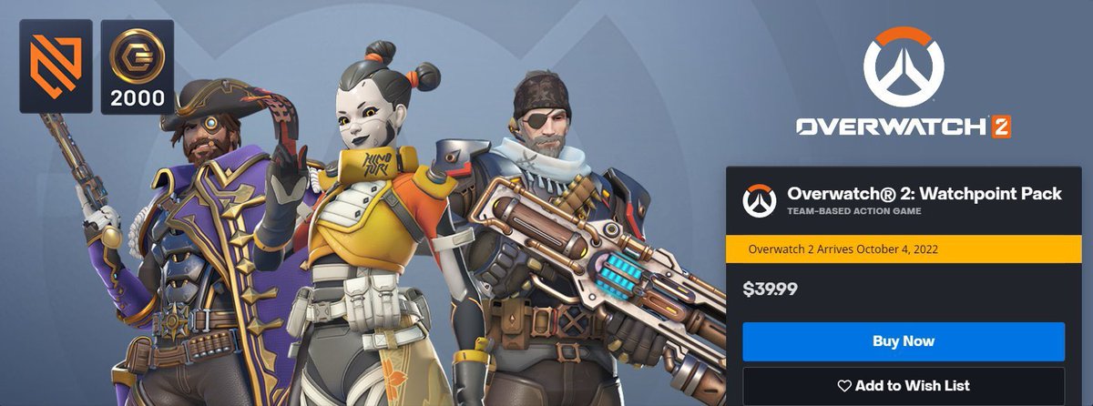 lovelyvxtte's tweet photo. LAST CHANCE 

Overwatch 2: Watchpoint Pack Giveaway (3)

How to participate: 
follow @JeresDeath
Like and RT the post

winners picked 2pm EST https://t.co/cwBjr4IhqM