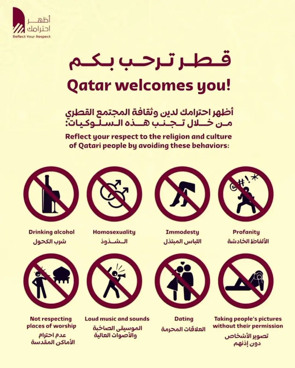 turkistantuzbah's tweet photo. تعليمات حضور كأس العالم في قطر 2022.. https://t.co/rqDcC0I1Qd