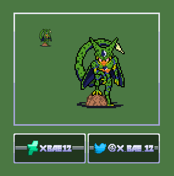 x_Bae_12's tweet photo. [Dragon Ball Z] Cell (First Form)
❇️❇️❇️❇️❇️❇️❇️❇️❇️❇️❇️❇️
#pixel #pixelart #spriteart #DragonBallZ #Cell #XLSW https://t.co/ZvLj4jAXo7