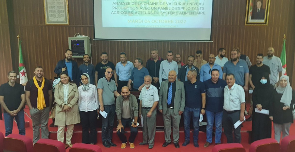 The Algerian team of <a href="/UrbanFOSC/">UrbanFOSC</a> organized today a focus group on the impact of climate change on the value chain at the production level with the participation of farmers from the region of Constantine
 tinyurl.com/focusgroup0410…