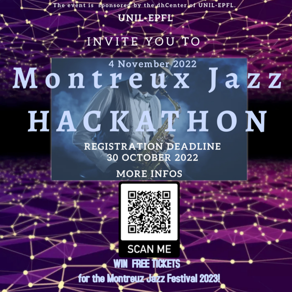 dhCenter UNIL-EPFL (@dhcenter_) on Twitter photo For our UNIL-EPFL community: if you like #programming and #jazz, participate in this #hackaton! It is organized by <a href="/LettresUNIL/">Lettres UNIL (Inactif)</a>, <a href="/mjdp_epfl/">MJDP EPFL</a>, <a href="/EPFLcdh/">EPFL CDH - College of Humanities</a> and proudly sponsored by the <a href="/dhCenter_/">dhCenter UNIL-EPFL</a>!
👉 More info :dhcenter-unil-epfl.ch/en/event/hacka…
#unil #epfl For our UNIL-EPFL community: if you like #programming and #jazz, participate in this #hackaton! It is organized by <a href="/LettresUNIL/">Lettres UNIL (Inactif)</a>, <a href="/mjdp_epfl/">MJDP EPFL</a>, <a href="/EPFLcdh/">EPFL CDH - College of Humanities</a> and proudly sponsored by the <a href="/dhCenter_/">dhCenter UNIL-EPFL</a>!
👉 More info :dhcenter-unil-epfl.ch/en/event/hacka…
#unil #epfl