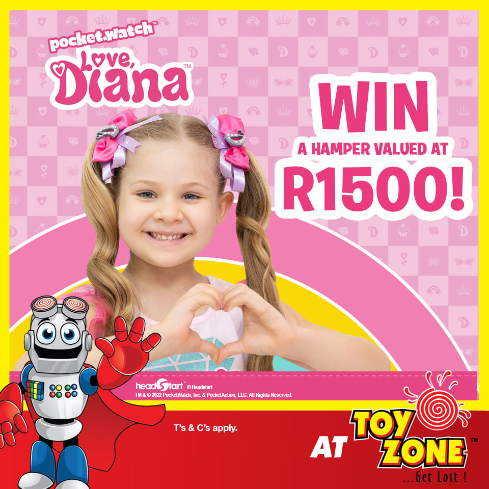 Win an awesome #LoveDiana hamper worth R1500! All you have to do is Like, Share and tell us which song you would like to sing-along to with the Love Diana Sing-a-long doll? #ToyZone #Zoink