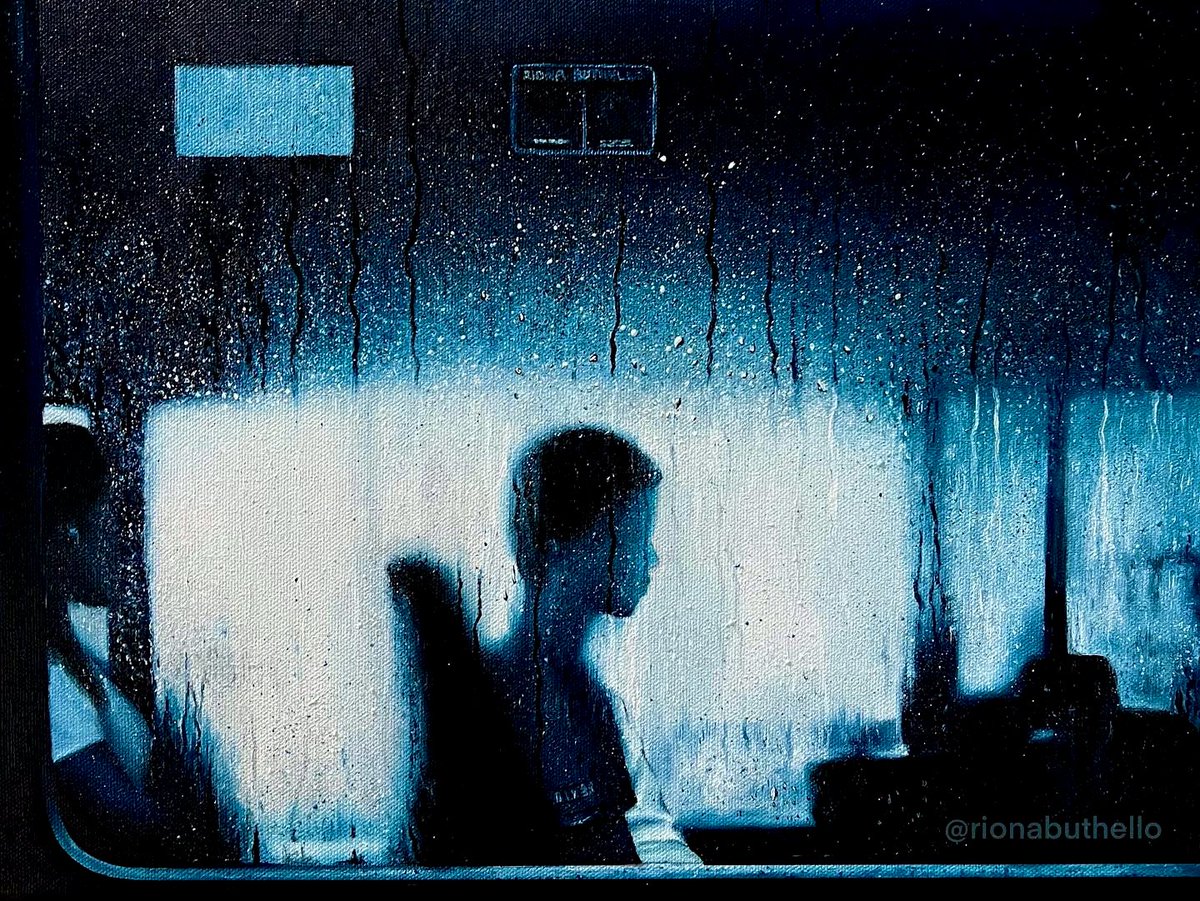 My Oil Painting Of A Bus Window