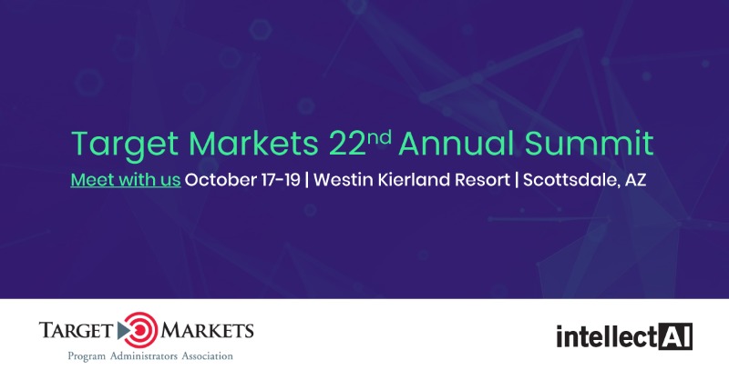 intellectAI's tweet photo. Schedule time to meet with us at Target Markets 22nd Annual Summit to talk about our commercial and specialty lines underwriting solutions for carriers and MGAs.

Schedule a meeting:https://t.co/n9LNXFbtx1

#22TMPAASUMMIT #underwriting