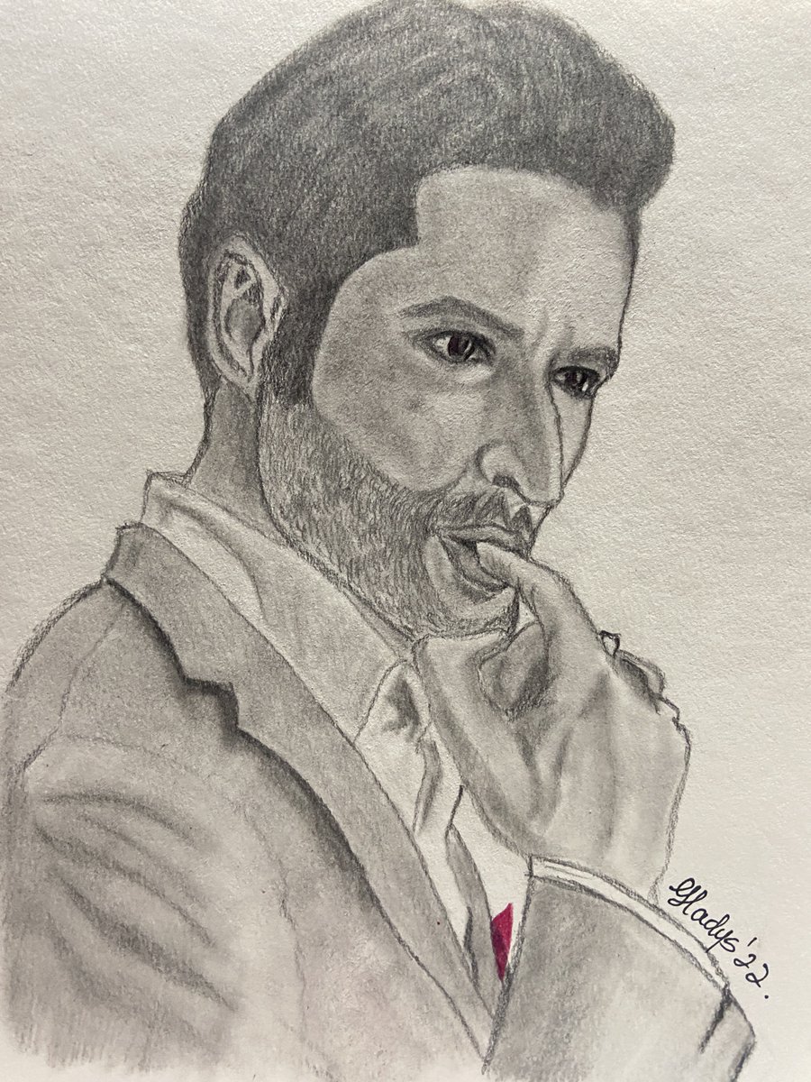 GladMD19's tweet photo. Day 4 #Lucitober2022: Sin

The Devil 😈 tasting…what’s more sin-ful..🫦

Graphite pencil/bit of coloring pencil on A4 sketch paper

#fanart #fanartist #lucifer #tomellis #luciferS3 https://t.co/R4pgaY3qBB