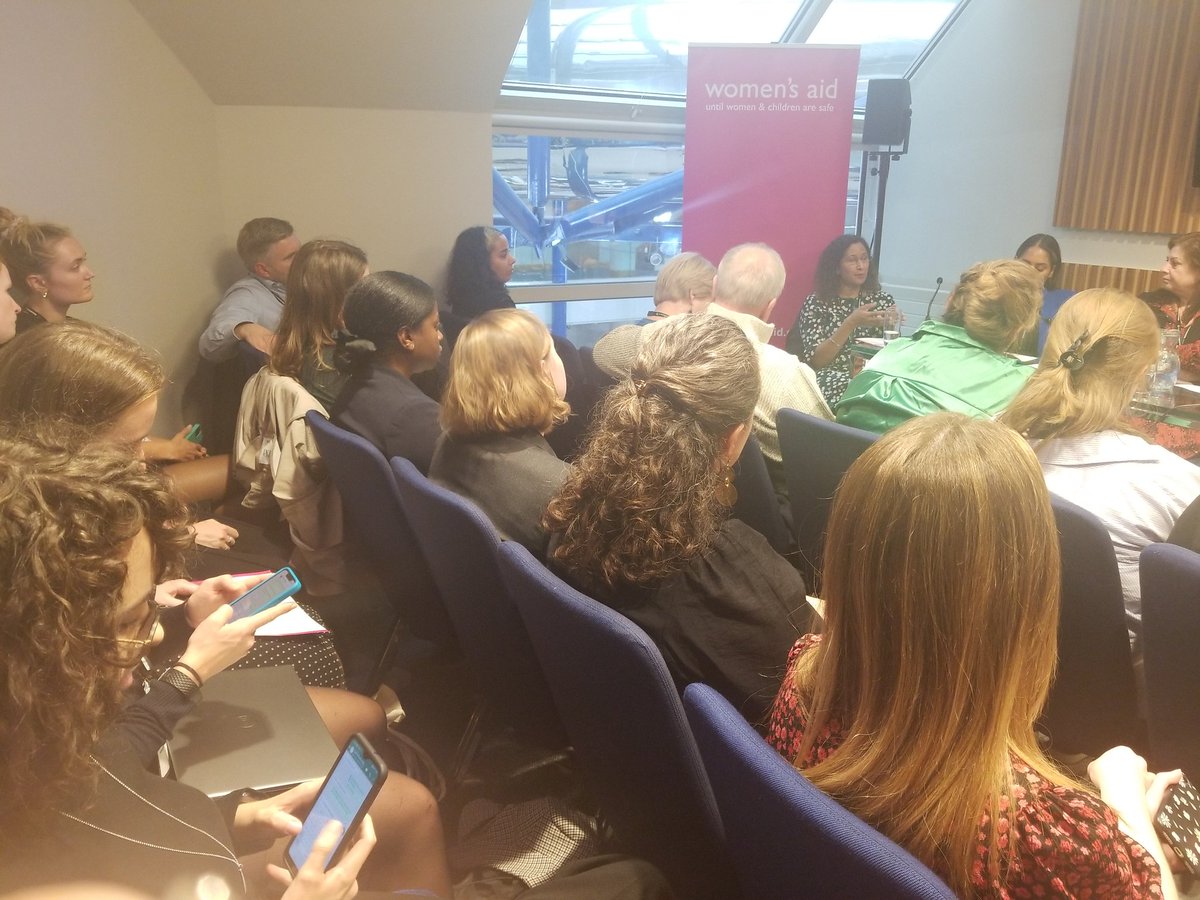 Our final event of the party conferences, & every single one has been full & standing room only - including today's #DeserveToBeHeard #CPC22 Thank you to everyone who joined us, & everyone who wants to help us build a future where domestic abuse is intolerable #EndAbuseTogether