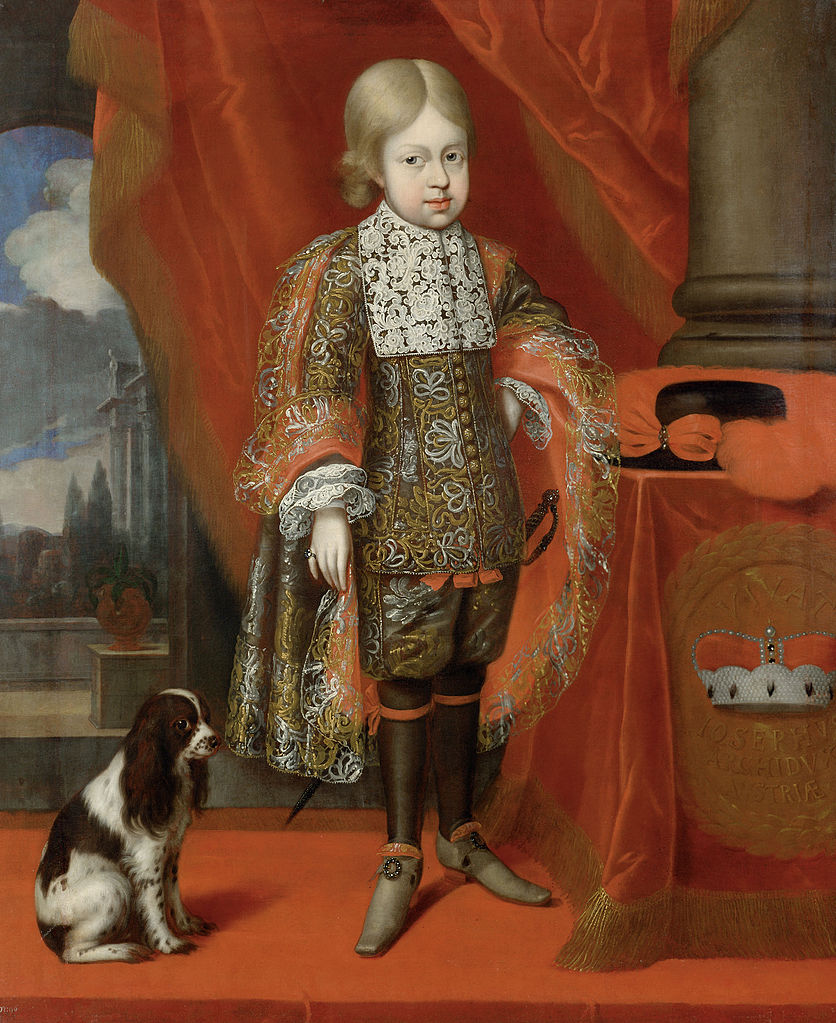 OldPortraiture's tweet photo. Baptized #OnThisDay in 1631: German painter #BenjaminBlock  (1631-90)

Portrait of Joseph I (1678-1711), Holy Roman Emperor, 1684

#BenjaminvonBlock #Block #GermanBaroque 
#ChildrenInArt #DogsInArt https://t.co/98fxlqcaeX