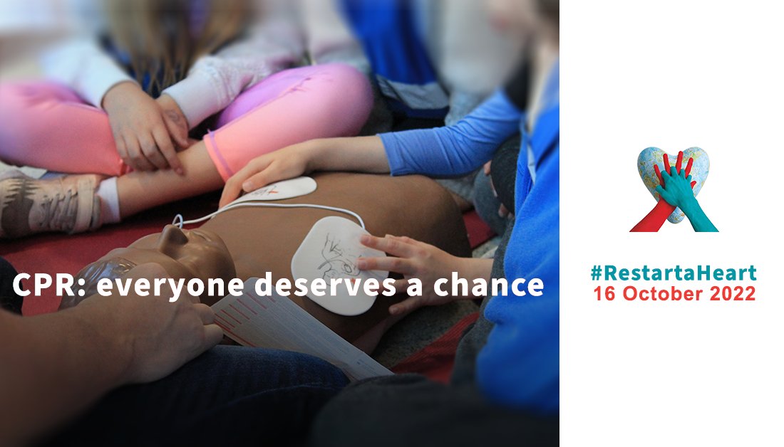 The UK survival rate from out-of-hospital-cardiac arrest remains stubbornly low; less than 1 in 10.

We ALL have a key role to play in improving survival rates and learning how to do #CPR because everyone deserves a chance.

Learn how to #RestartAHeart: resus.org.uk/get-involved/r…