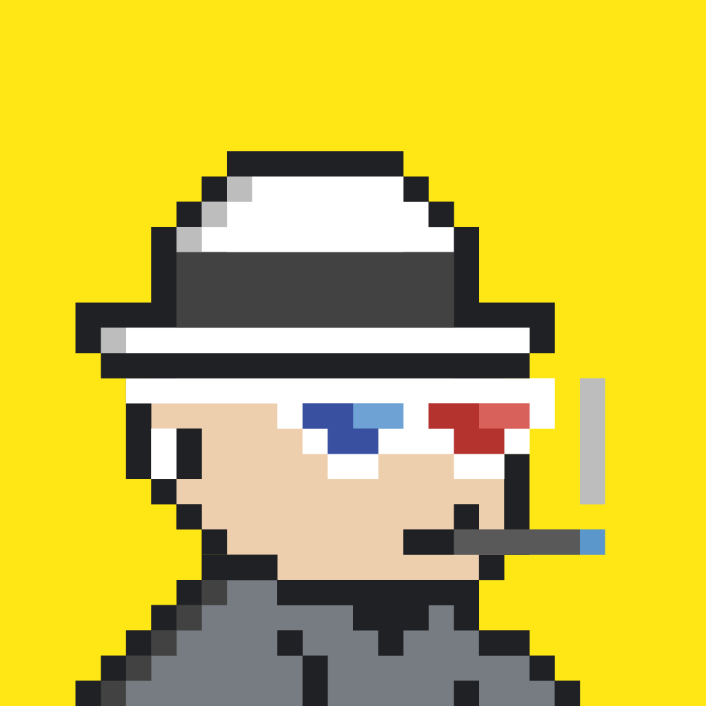BDLC GENESIS #122
Type: ⭐ Beige (18%)
Hat: ⭐⭐ White Fedora (6%)
Eyes: ⭐⭐ Blue Red Glasses (7%)
Ears: ⭐⭐ Airpods (7%)
Mouth: ⭐⭐ Vape (10%)
Clothes: ⭐ Grey Shirt (20%)
Background: ⭐ Yellow (18%)
Rarity: 11
buidlers.epics.dev/genesis
#BDLC #NFTs #Solana