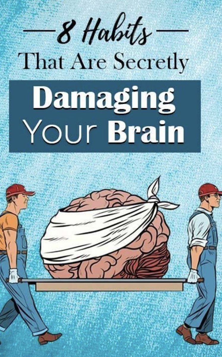 Life__Mastery's tweet photo. 8 HABITS THAT ARE DAMAGING YOUR BRAIN: https://t.co/7C3zDEFaXr