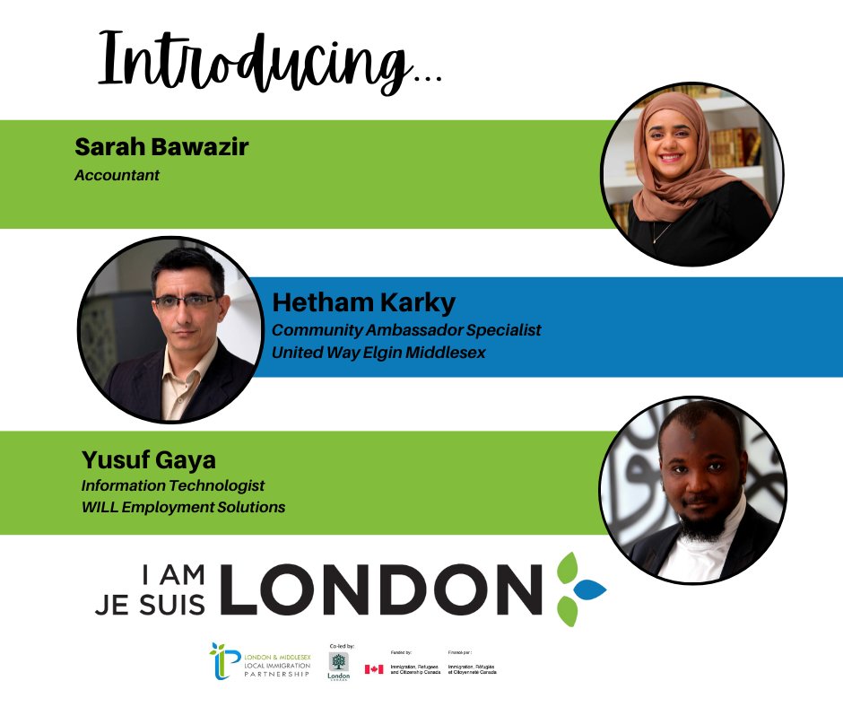 It's time to introduce you to three new faces in our #IamLondon campaign. This month, you will get to hear stories from Sarah Bawazir, Hetham Karky and Yusuf Gaya. Keep your eye out every Tuesday and Thursday for fresh content about these inspiring candidates!