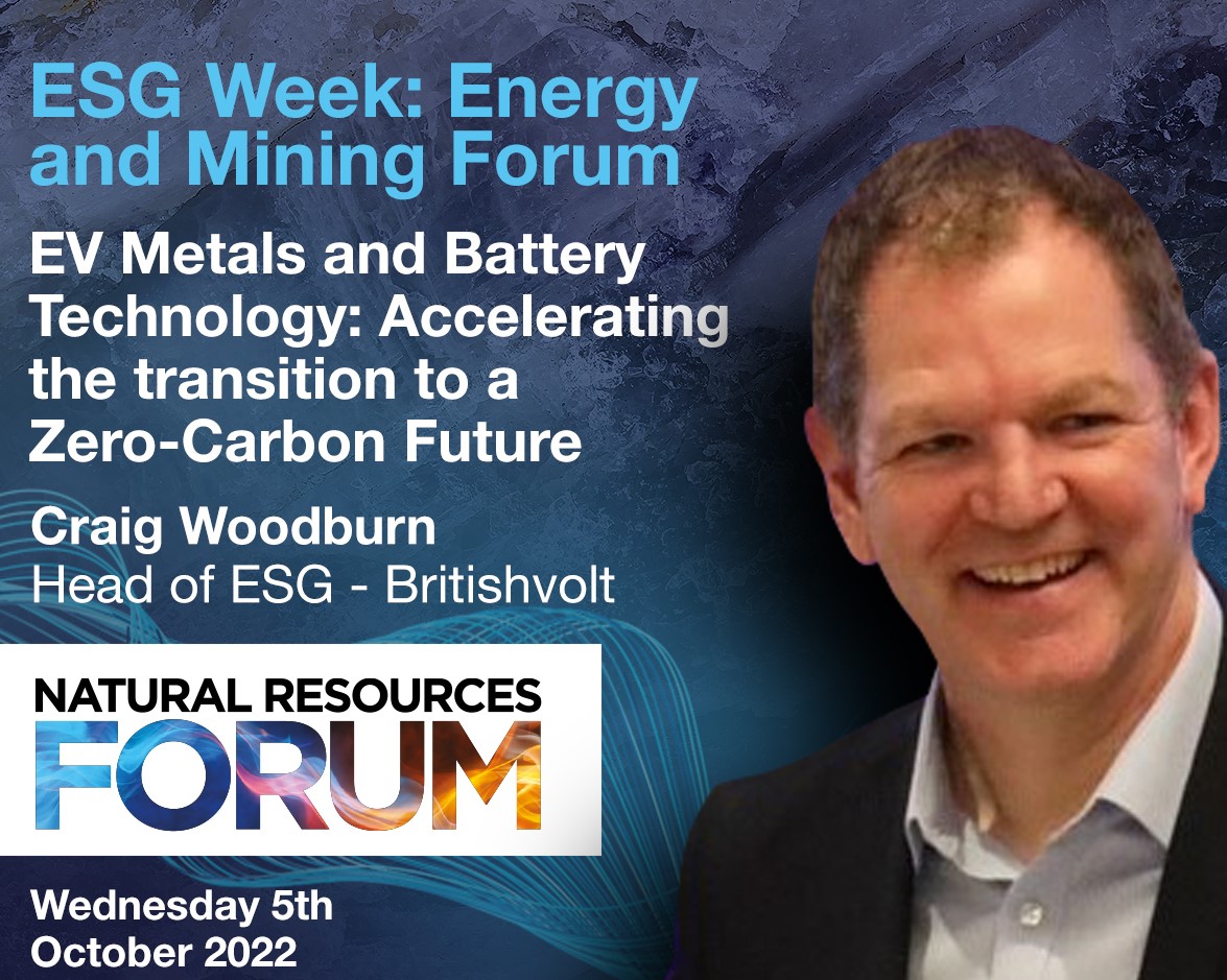 If you're attending ESG Week: Energy and Mining Forum tomorrow listen in at 2.30pm to Craig Woodburn, Head of ESG, discussing EV Metals and Battery Technology: Accelerating the transition to a Zero-Carbon Future. ⚡

#ESGWeek #BatteryTechnology #NetZero

eventbrite.co.uk/e/esg-week-202…