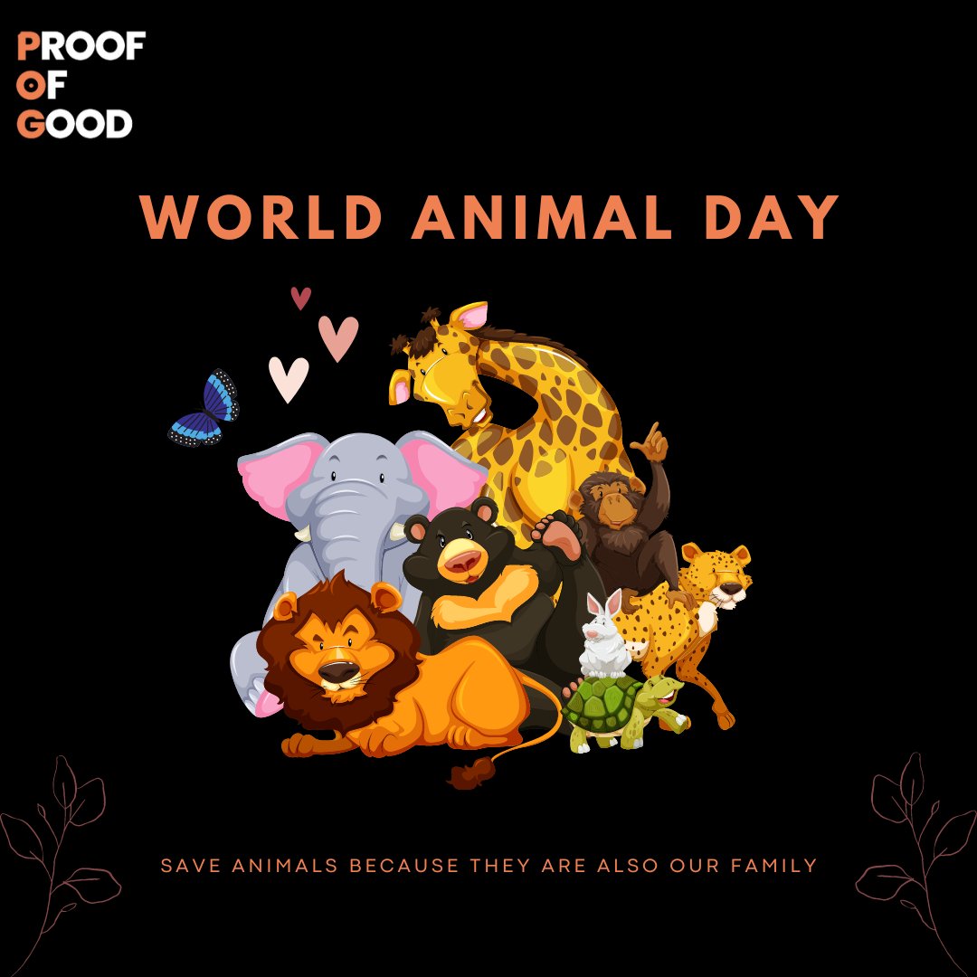 We all love the earth and share such a vast amount of space with different organisms. Today we are celebrating #WorldAnimalDay. We would love to increase the awareness and education of other animals and recognize and respect them as other creatures we share this earth with.