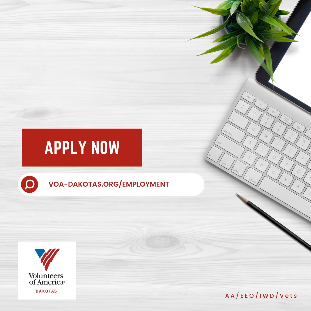 Apply. Work. Succeed.  Are you up for the challenge?

Learn more at bit.ly/VOADakotasEmpl….

#VOADakotas
#GoodNewsTues