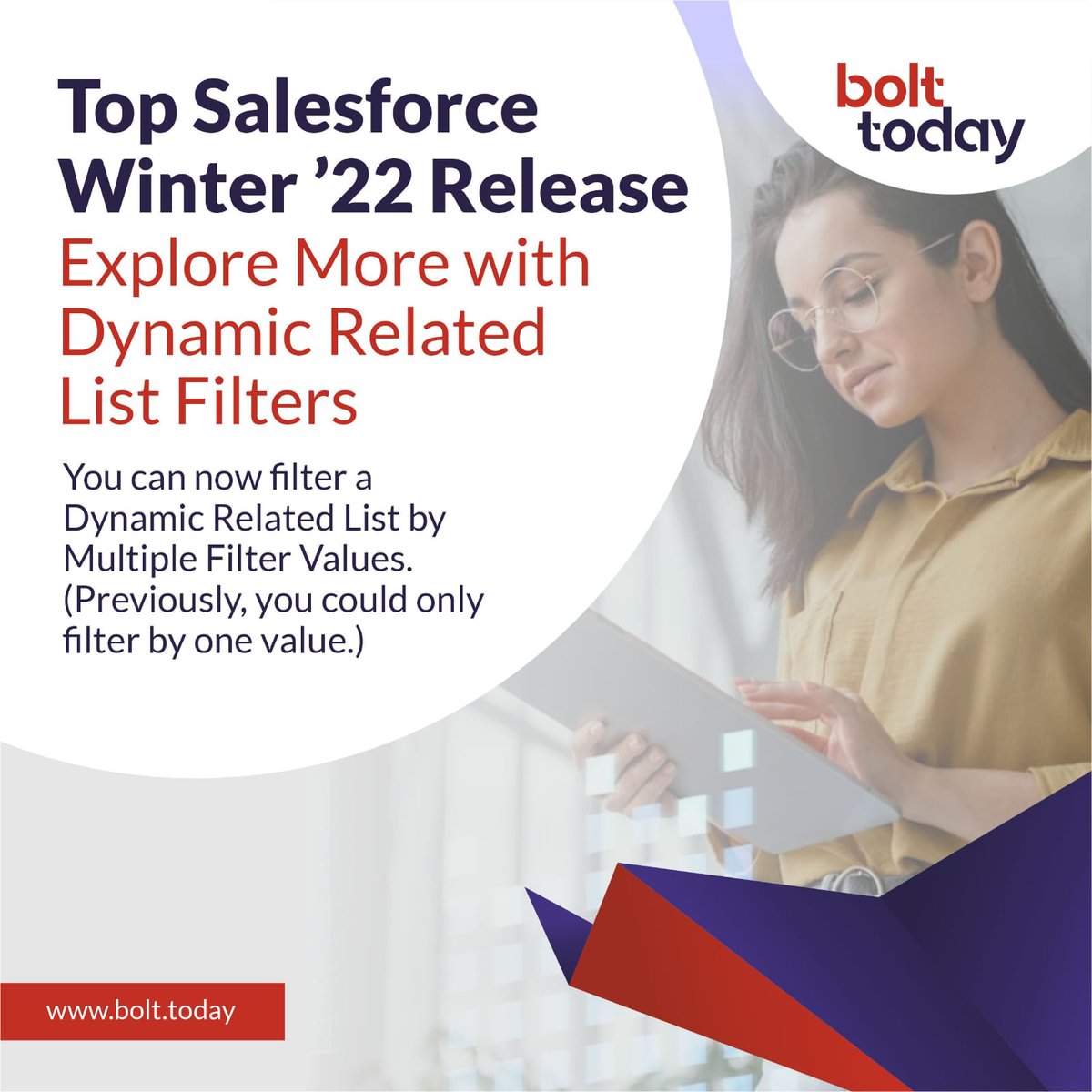 bolt_today's tweet image. Salesforce Dynamic Related Lists are the latest feature in the ‘dynamic pages’ family. In short, it's a combination of features that enable you to create intelligent, responsive pages that display the right information, at the right time, to the right users.
#dynamicpages