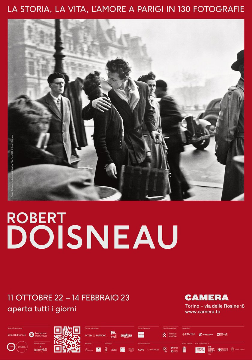 ROBERT DOISNEAU
Gli scatti indimenticabili di uno dei padri della fotografia del Novecento in mostra a <a href="/Camera_Torino/">CAMERA</a>  - Centro Italiano per la Fotografia 
11 ottobre 2022 – 14 febbraio 2023

Dettagli: camera.to

<a href="/AF_Torino/">Alliance Française Torino</a> <a href="/revardeauxcg/">François Revardeaux</a>