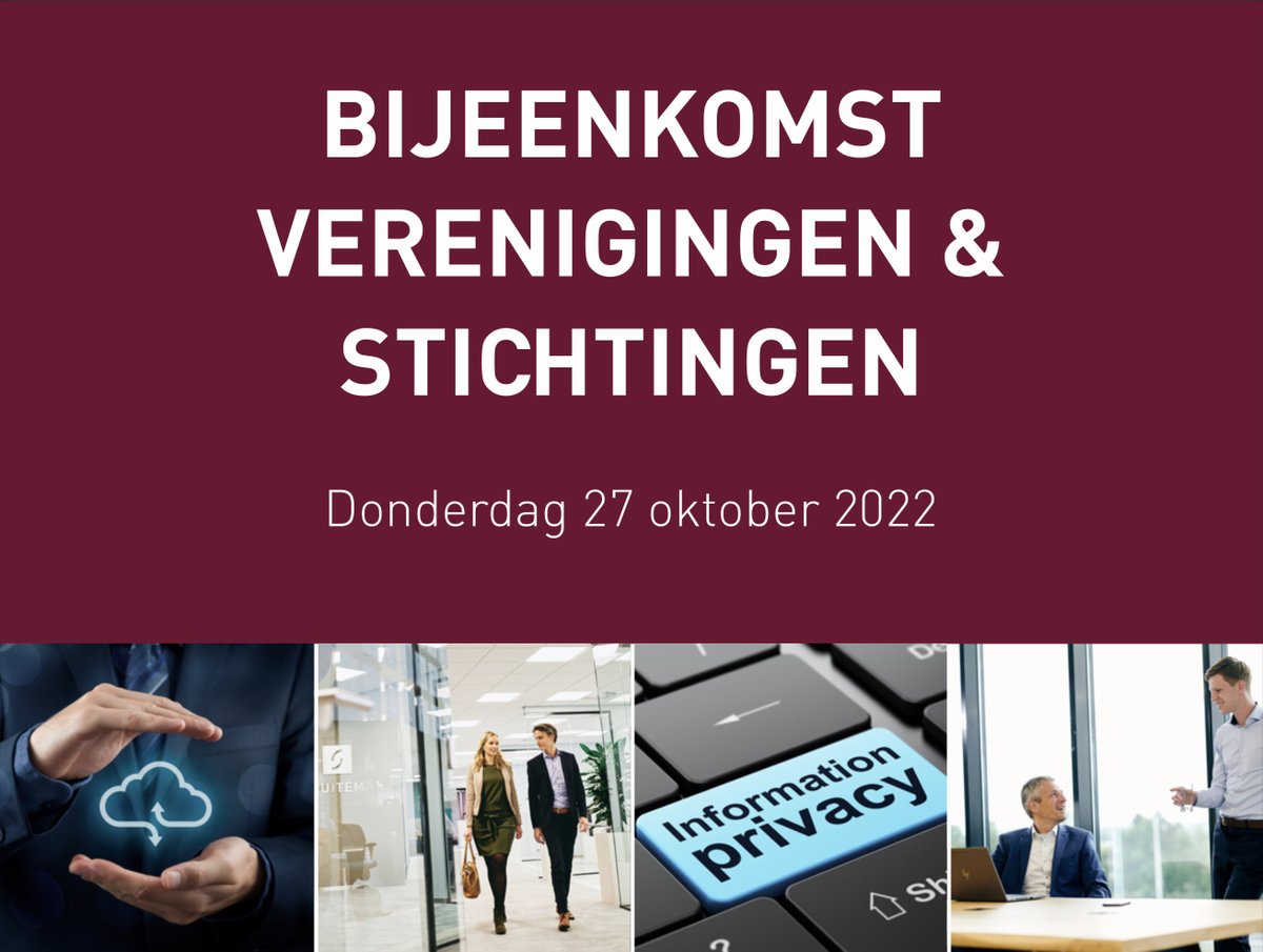 Kom ook naar onze bijeenkomst voor verenigingen en stichtingen op 27 oktober met als speciale thema’s cyber security en de rechten van de vrijwilligers! Meld je aan via de link onderaan.

#cybersecurity #vrijwilligers #vereniging #stichting #notforprofit

buff.ly/3rM2mpL