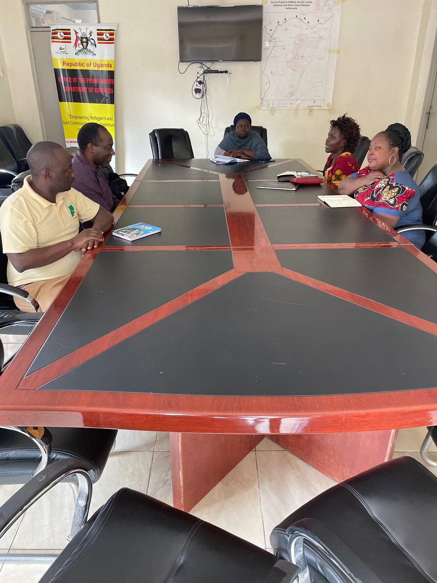 TUNADO_Bees's tweet photo. Still in Terego District, Westnile @biryomumaisho84 meets with the Deputy RDC Ms Jane to give an update on our #BeeAChampion project in Refugees and Host communities. https://t.co/eyoxdeC89u