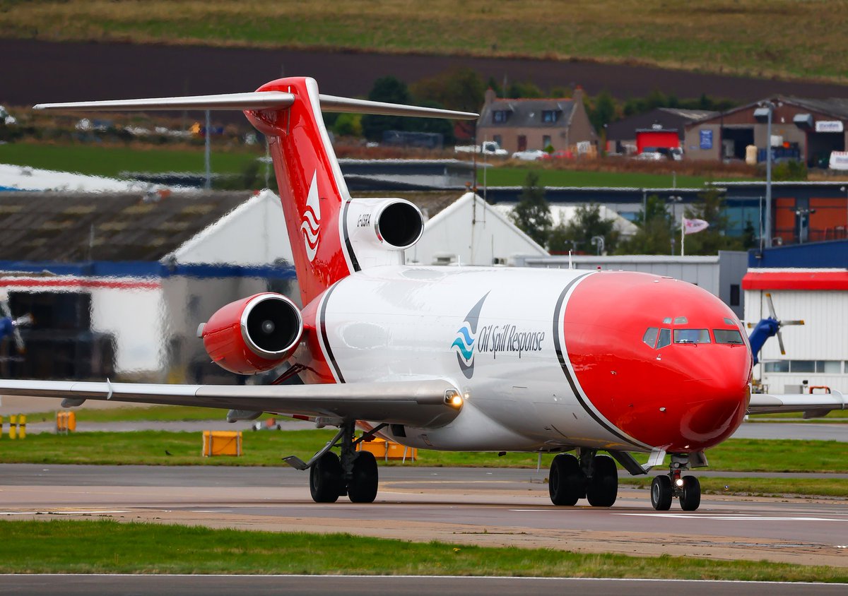 A nice surprise at this morning  @ABZ_Airport @oilspillexperts 727 G-OSRA #727 #osrl @v1images