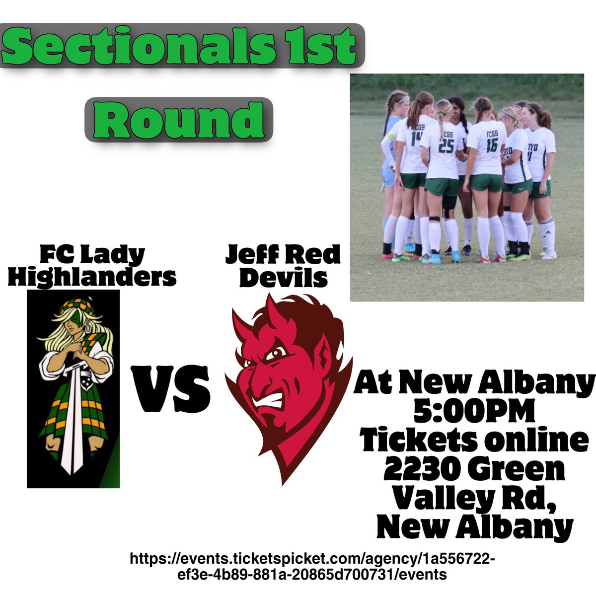 FCHS_GS's tweet photo. Did you hear?  IT’S SECTIONALS!  Come Cheer On The Lady Highlanders! https://t.co/gB1HzYIFot