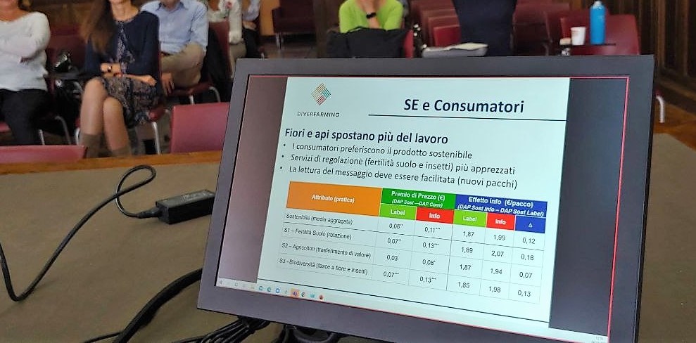 Vieltien's tweet photo. ❓l'approccio dei consumatori alla #sostenibilità in agricoltura? "Fiori e api spostano più del lavoro" meeting conclusivo @diverfarming #DiversificazioneColturale ed agricoltura a ridotto uso di #InputChimici in EU per aumento #redditività e ottimizzazione #filiera alimentare https://t.co/DYinZu3lLz