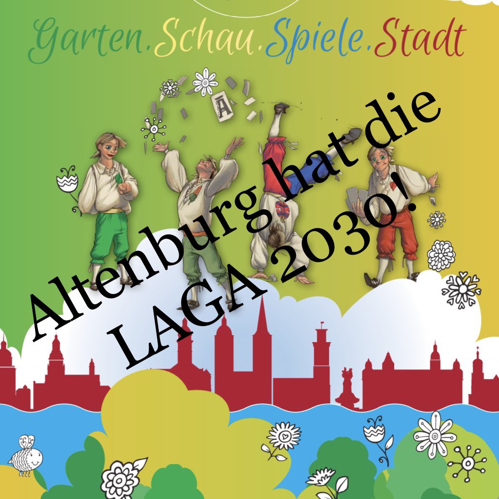 AndreNeumannABG's tweet photo. Wir haben es geschafft! Altenburg bekommt die 7. Thüringer Landesgartenschau im Jahr 2030. Mein Dank gilt den zahlreichen Unterstützern dieses Vorhabens. Das gesamte Altenburger Land wird davon profitieren und wir werden ein würdiger Austragungsort dieser Landesgartenschau sein. https://t.co/D1Zomxy8bD