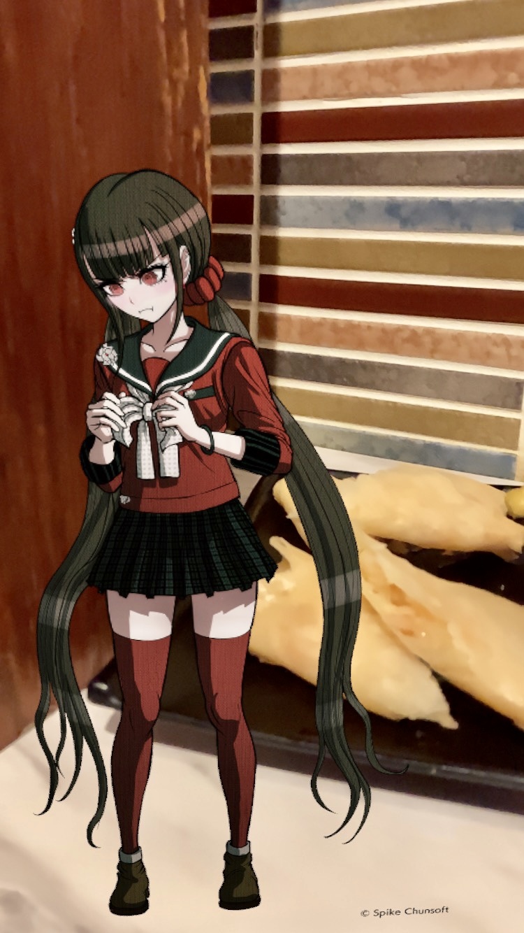 ダンガンロンパ公式 on X: ハルマキと春巻き(エビ入り)のツーショット! 春川さんに怒られそうで、ちょっと怖いです…! □ダンガンロンパ  フォトフレームAR t.co5mkHYhhtsx □キャンペーン応募規約 t.co8uNVy6XgEW  #XboxWindows版ダンガンロンパV3発売 ...