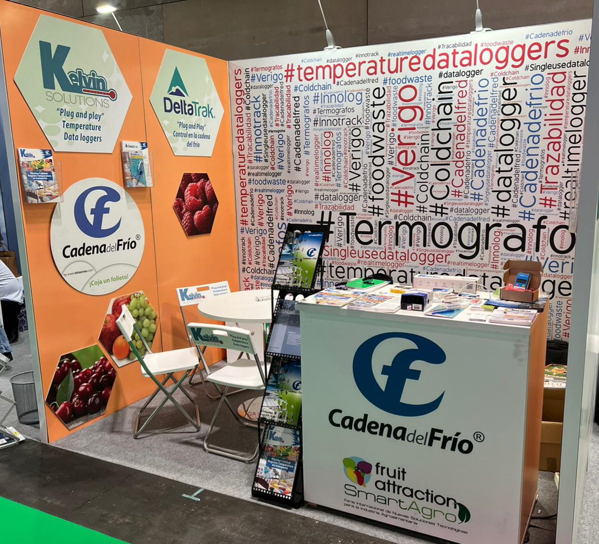 cadenadelfred's tweet photo. Preparados en #fruitattraction2022. ¿Conoces nuestras novedades en registradores de temperatura? Nos encontraras en #ifema #smartagro en Hall 5- Stand 5A03C ¡Te esperamos! #fruitattraction22 https://t.co/SPAvbL7U09