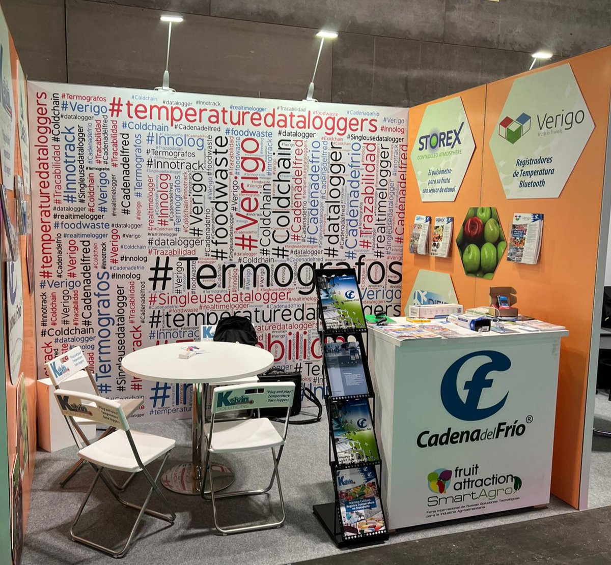 cadenadelfred's tweet photo. Preparados en #fruitattraction2022. ¿Conoces nuestras novedades en registradores de temperatura? Nos encontraras en #ifema #smartagro en Hall 5- Stand 5A03C ¡Te esperamos! #fruitattraction22 https://t.co/SPAvbL7U09