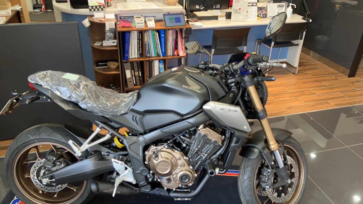 KotetsuGLR's tweet photo. 本日納車しました！
 #CB650R https://t.co/vSnQZ80gI6