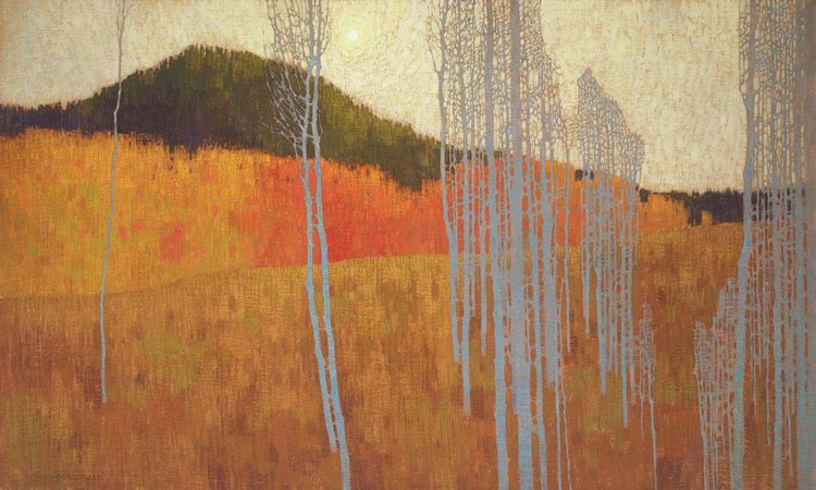 ljwa5147's tweet photo. Oil on linen Panel by David Grossman.

이 그림들은 시간에 대한 명상이다.
손실과 채움 사이의 공간과 낙엽 소리, 비 냄새, 그리고 황혼의 희미해져 가는 하늘 속에서 지킬 수 있는 것과 지킬 수 없는 것, 그리고 무엇이 끝나가고 있고 무엇이 시작되고 있는지에 대한 힐끔거림이다. https://t.co/ka5YfMLL1d
