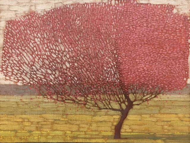 ljwa5147's tweet photo. Oil on linen Panel by David Grossman.

이 그림들은 시간에 대한 명상이다.
손실과 채움 사이의 공간과 낙엽 소리, 비 냄새, 그리고 황혼의 희미해져 가는 하늘 속에서 지킬 수 있는 것과 지킬 수 없는 것, 그리고 무엇이 끝나가고 있고 무엇이 시작되고 있는지에 대한 힐끔거림이다. https://t.co/ka5YfMLL1d