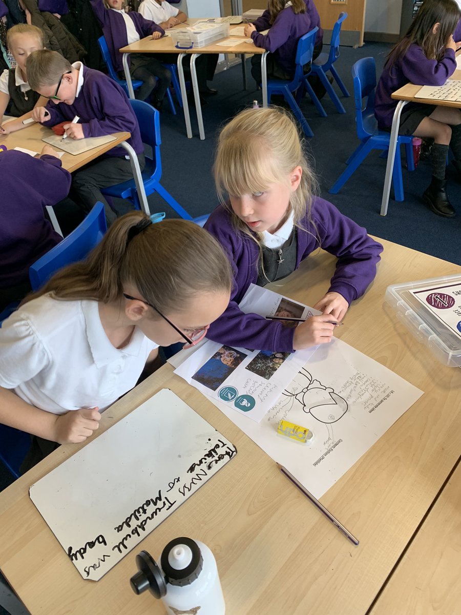 OJAB_3HRJW's tweet image. In English today we have been generating ideas about Matilda ready for our character description. Take a look at some the ambitious adjectives we have shared #characterdescription