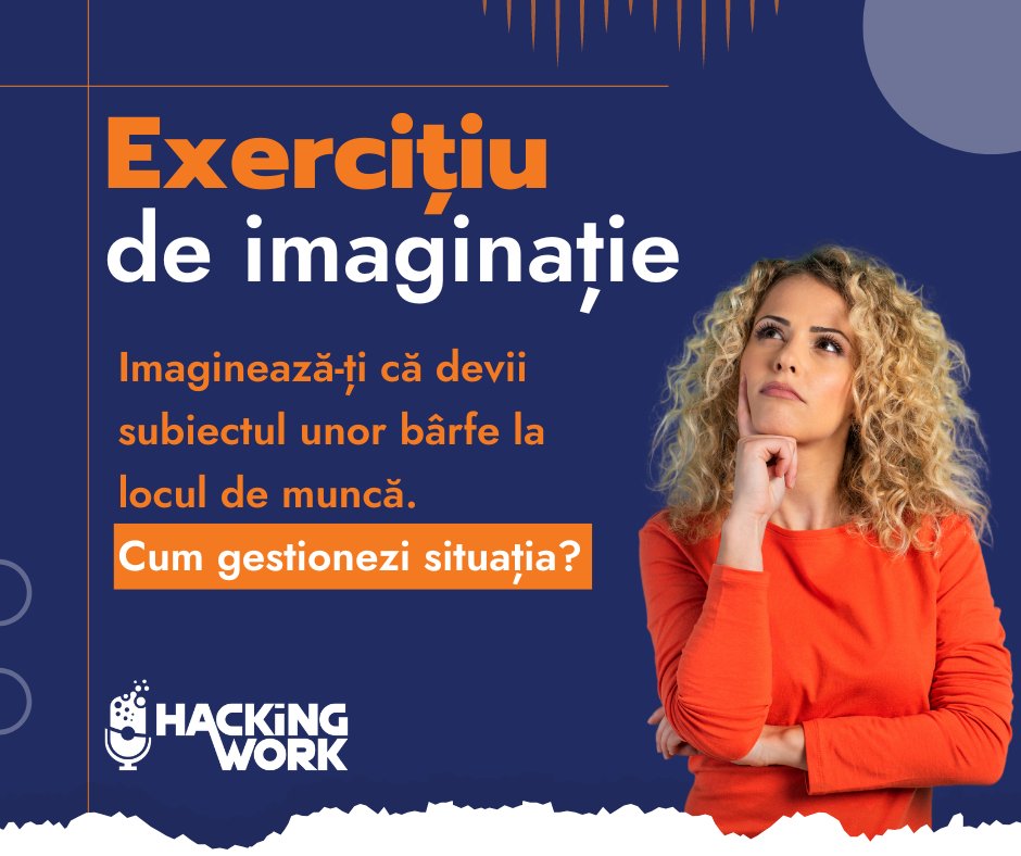 HackingWorkRo's tweet photo. E momentul ideal pentru un 𝐞𝐱𝐞𝐫𝐜𝐢𝐭̦𝐢𝐮 𝐝𝐞 𝐢𝐦𝐚𝐠𝐢𝐧𝐚𝐭̦𝐢𝐞. 

Ce ai face dacă ai afla că ești subiectul bârfelor? Ai întâmpinat o situație de genul ăsta la locul de muncă? 

Scrie-ne în comentarii. https://t.co/CTBlfL6pVn